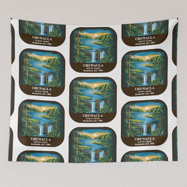 Item preview, Vintage Chewacla State Park (Alabama State Park) designed and sold by RabbitK.