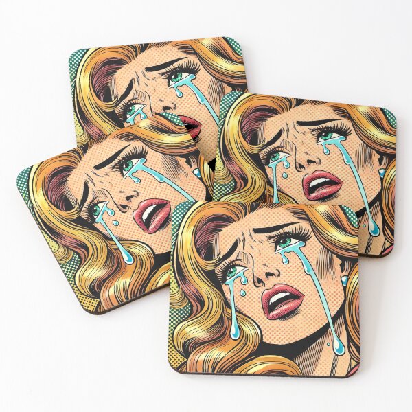 Item preview, Pop Art: Crying Woman designed and sold by PinUpPizzazz.