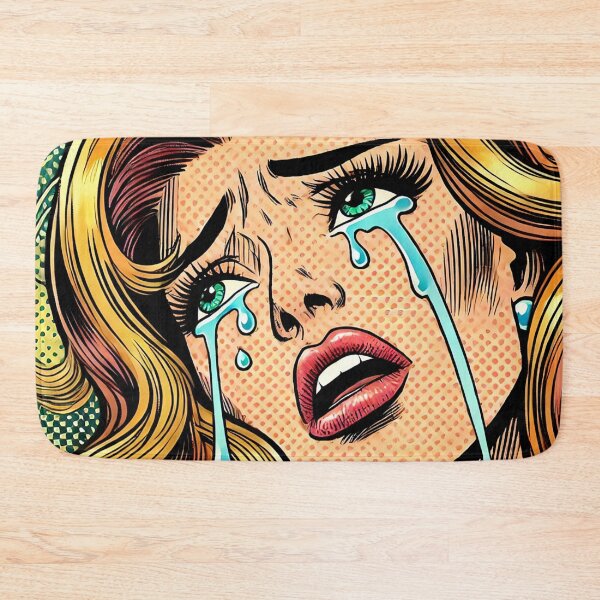 Item preview, Pop Art: Crying Woman designed and sold by PinUpPizzazz.