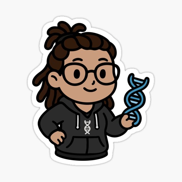 Item preview, Cosima Niehaus Chibi Sticker – Orphan Black LGBTQIA Science Nerd Fan Art designed and sold by gyenayme.