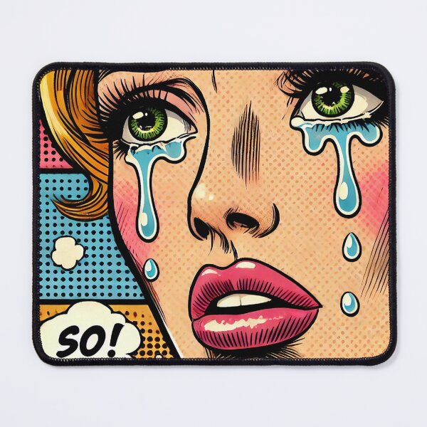 Item preview, Pop Art: Crying Woman designed and sold by PinUpPizzazz.