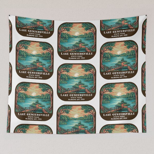 Item preview, Vintage Lake Guntersville State Park (Alabama State Park) designed and sold by RabbitK.