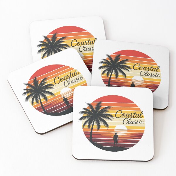 Item preview, Retro Coastal Sunset Design designed and sold by NAVOZKA.