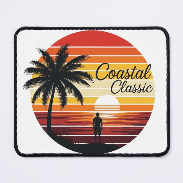 Item preview, Retro Coastal Sunset Design designed and sold by NAVOZKA.