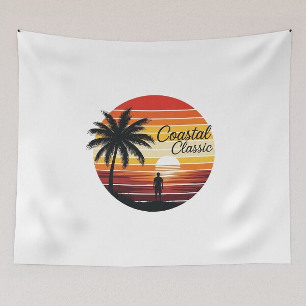 Item preview, Retro Coastal Sunset Design designed and sold by NAVOZKA.