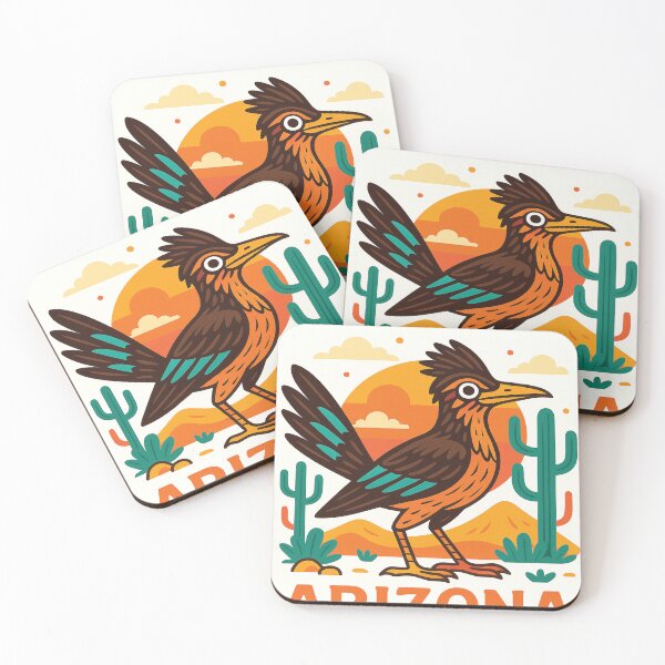 Item preview, Arizona Roadrunner – Cute Desert Bird Art designed and sold by Yuki2025AZ.