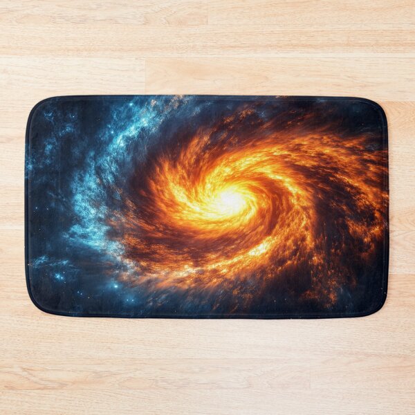Item preview, Cosmic Vortex: Swirling Fire and Ice Galaxy designed and sold by lematworks.