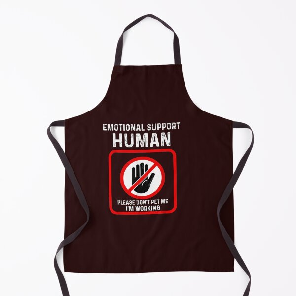 Item preview, Emotional Support Human – Funny Service Warning Design designed and sold by 3liegy.