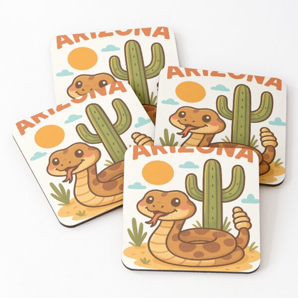 Item preview, Arizona Rattlesnake – Cute Desert Snake Art designed and sold by Yuki2025AZ.