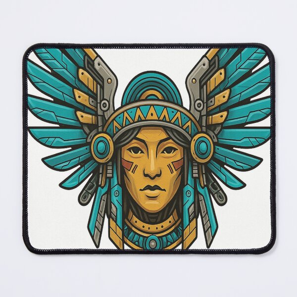 Item preview, Navajo Warrior Spirit – Cyber Tribal Wings designed and sold by Yuki2025AZ.