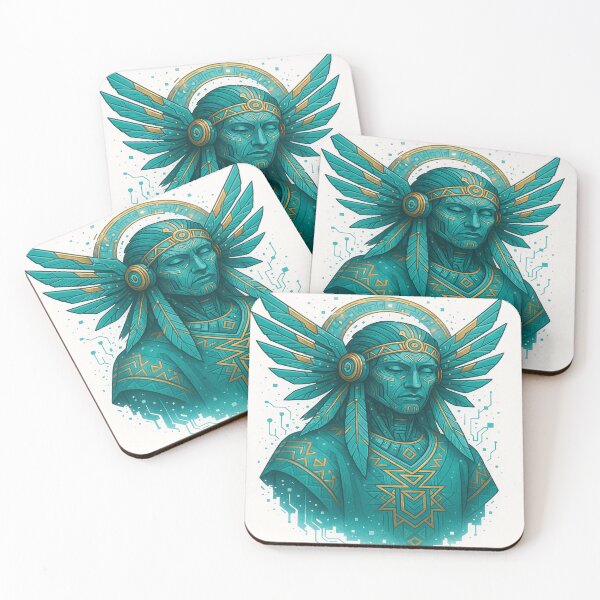 Item preview, Cyber Navajo Spirit – Tribal Tech Guardian designed and sold by Yuki2025AZ.