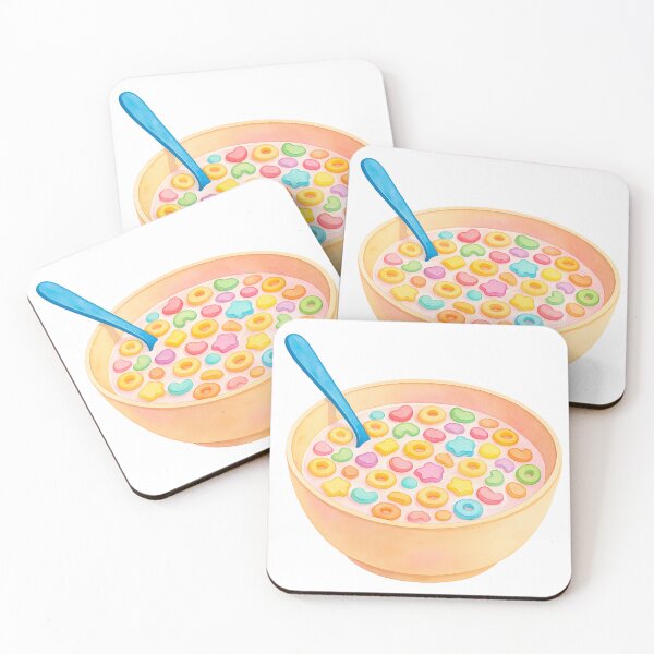 Item preview, Magical Marshmallow Cereal – Watercolor Breakfast Illustration designed and sold by Soft rot studio.