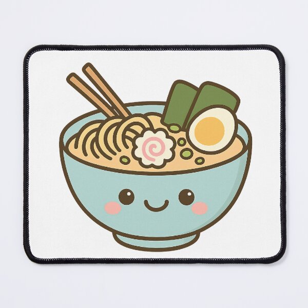 Item preview, Kawaii Ramen Bowl – Smiling Noodle Delight designed and sold by NipponPop.