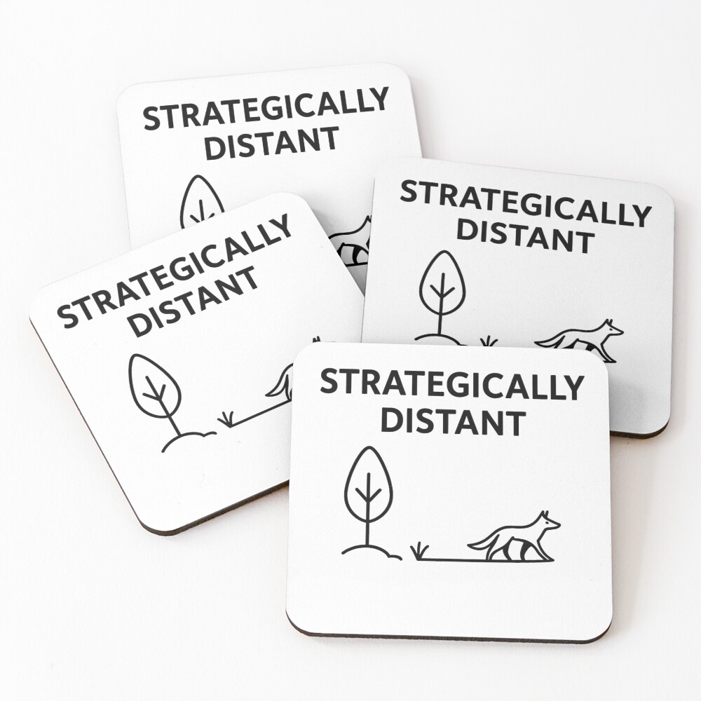 Item preview, Coasters (Set of 4) designed and sold by OverthinkLab.