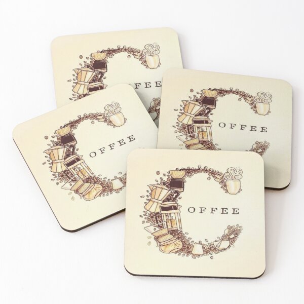 Item preview, beautiful handmade coffee letter drawing designed and sold by NivyasArtistry.