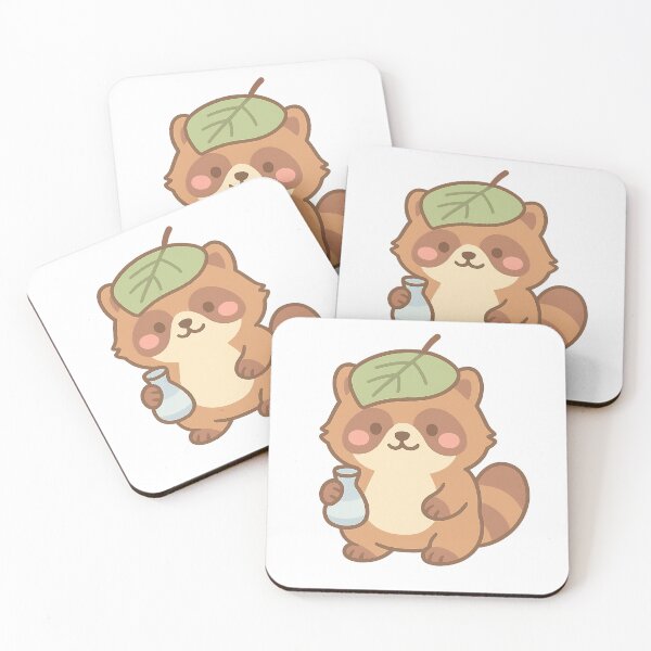 Item preview, Kawaii Tanuki – Leaf-Hat Trickster designed and sold by NipponPop.