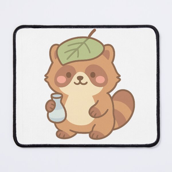 Item preview, Kawaii Tanuki – Leaf-Hat Trickster designed and sold by NipponPop.