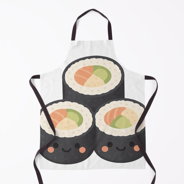 Item preview, Kawaii Sushi Trio – Smiling Maki Rolls designed and sold by NipponPop.