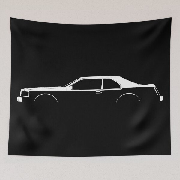 Item preview, Continental Mark VII (White) designed and sold by Car Silhouettes.