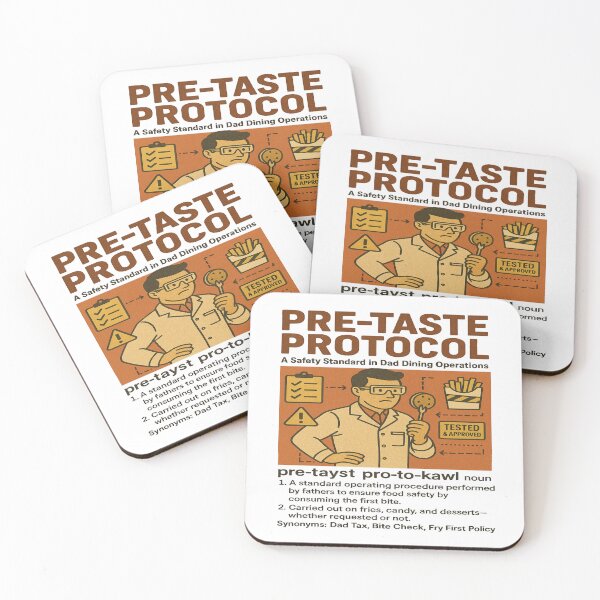 Item preview, Pre-Taste Protocol: Certified Snack Thief – Father’s Day Edition designed and sold by Rajasekar.