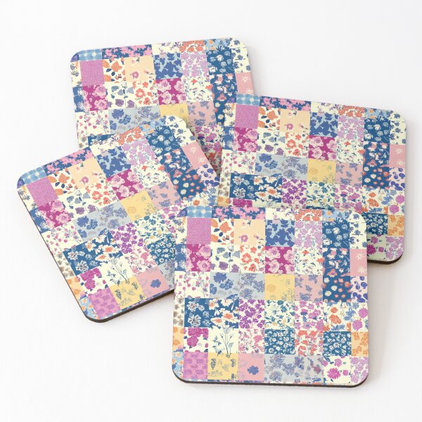 Item preview, Vintage Floral Patchwork Pattern designed and sold by Nicholas Panek.