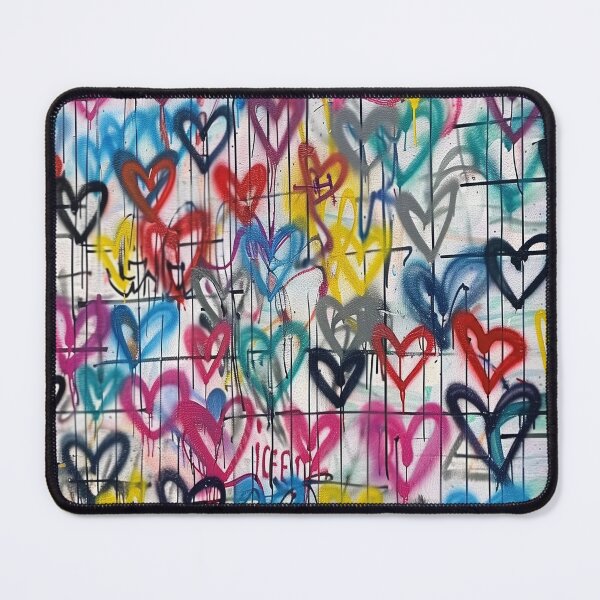 Item preview, Colorful Graffiti Hearts designed and sold by smithHannand.