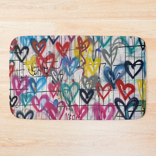 Item preview, Colorful Graffiti Hearts designed and sold by smithHannand.