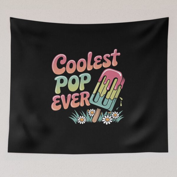 Item preview, Coolest Pop Ever - Fathers Day Design With Flowers designed and sold by Peter Stawicki.