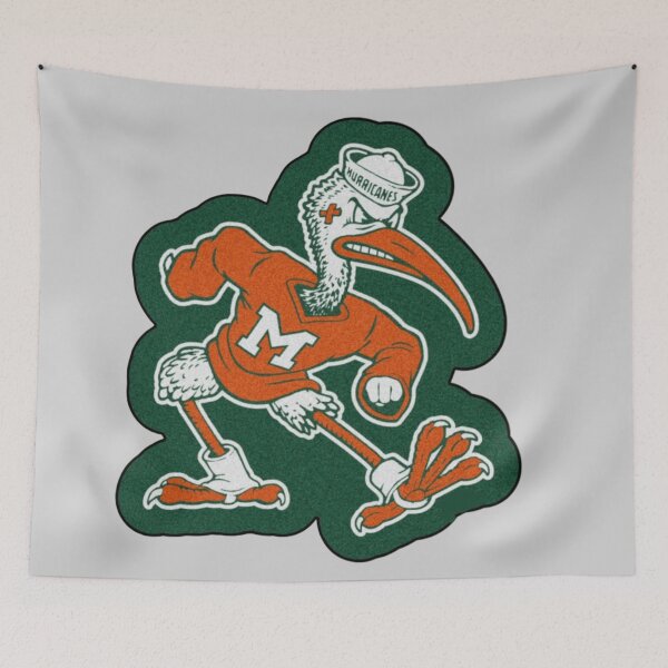 Item preview, University Of Miami | Vintage “Sebastian The Stork” designed and sold by thebirdbrand.
