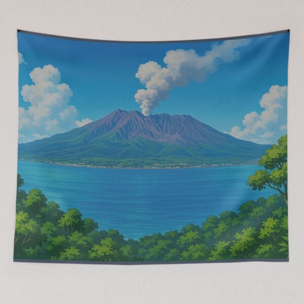 Item preview, Sakurajima Volcano at Kagoshima designed and sold by Takeda-art.