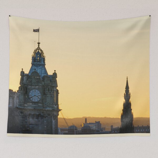 Item preview, Edinburgh Sunset Spires designed and sold by Alisonchambers2.