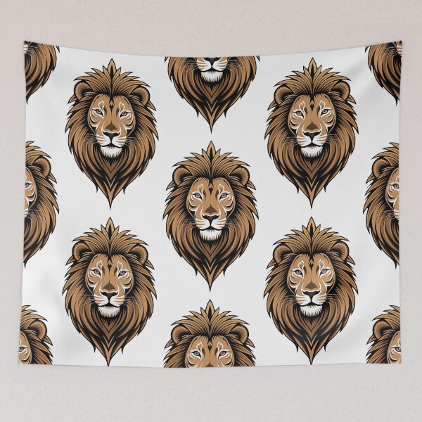 Item preview, Tribal Lion #1 designed and sold by Interrupt Art.