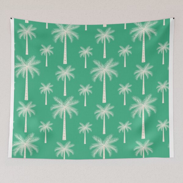 Item preview, Tropical Palm Print Bold Green Tulua_Studio designed and sold by TuluaStudio.