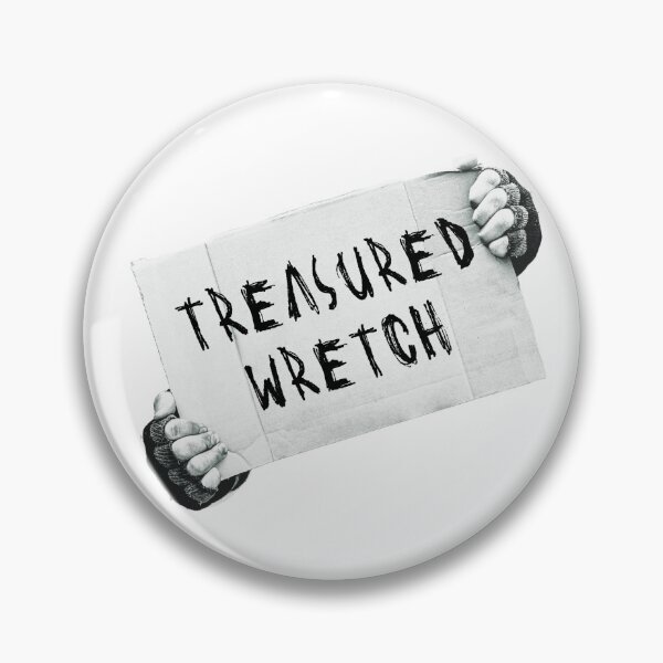 Item preview, Treasured Wretch Cardboard Sign Logo designed and sold by TreasuredWretch.