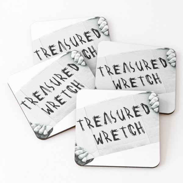 Item preview, Treasured Wretch Cardboard Sign Logo designed and sold by TreasuredWretch.