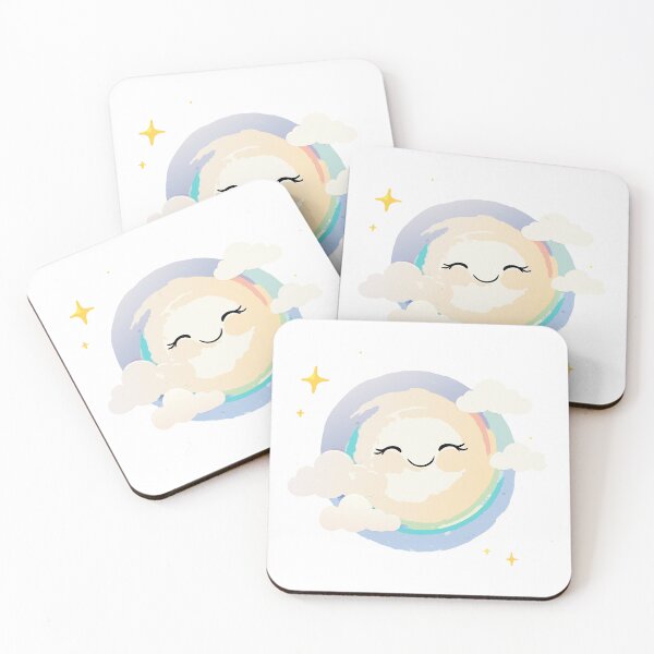 Item preview, Cartoon Smiling Sun | Kawaii Sunshine with Clouds designed and sold by NovaProArt.