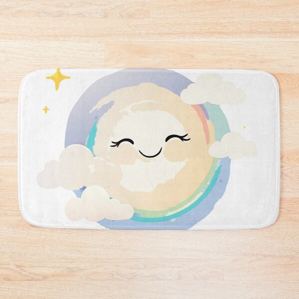 Item preview, Cartoon Smiling Sun | Kawaii Sunshine with Clouds designed and sold by NovaProArt.