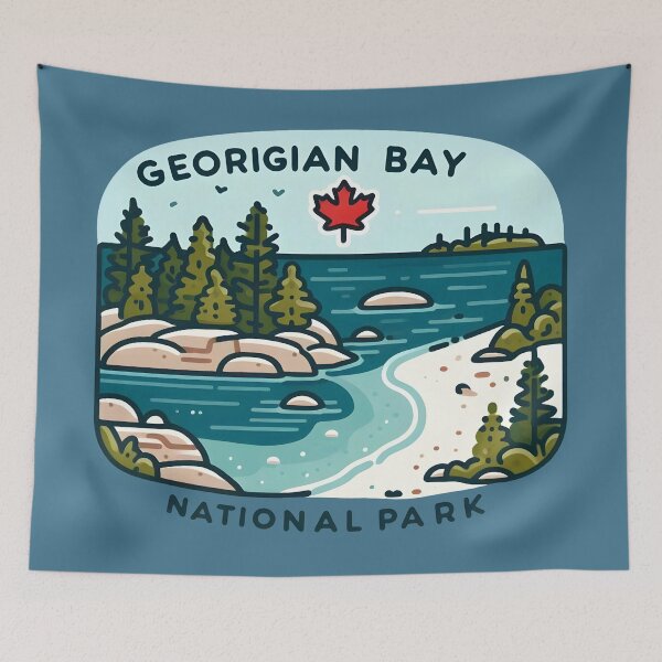 Item preview, Georgian Bay National Park  designed and sold by HowToCanadian.