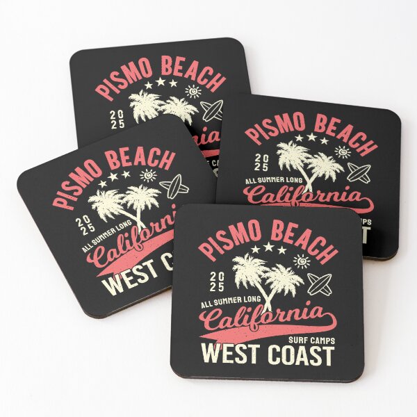 Item preview, Pismo Beach Surf Camp Surfing San Luis Obispo County West Coast California designed and sold by eclecTEEq.