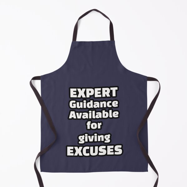 Item preview, Expert Guidance Available for Giving Excuses – Funny Sarcastic Quote Design designed and sold by PunArtistry.