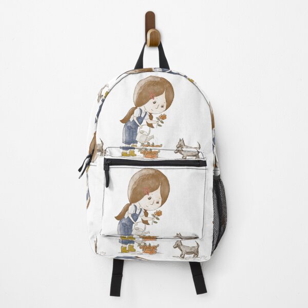 Item preview, Watering the Flowers with Puppy Help designed and sold by Jaana Day.