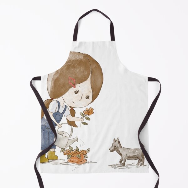 Item preview, Watering the Flowers with Puppy Help designed and sold by Jaana Day.