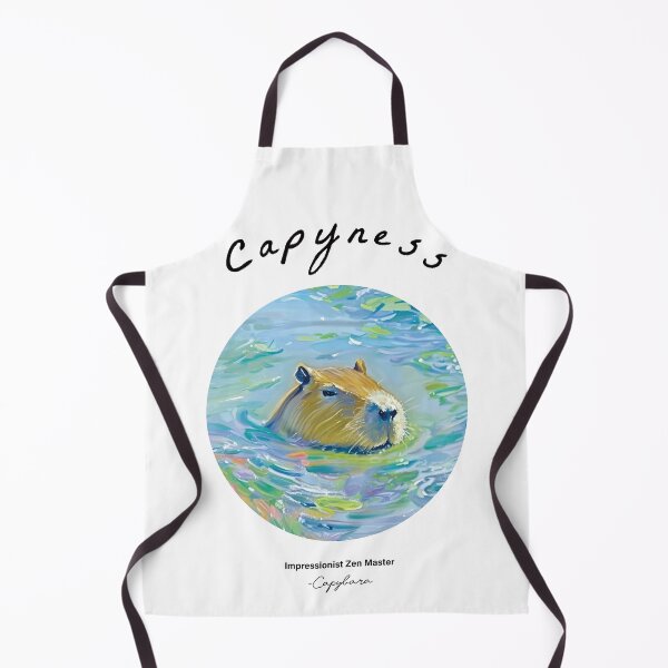 Item preview, Capyness, Happiness. Impressionist Zen Master Capybara T-shirt designed and sold by bambinosu.