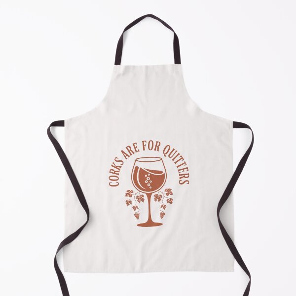 Item preview, Corks Are For Quitters Wine Glass Design designed and sold by Peter Stawicki.