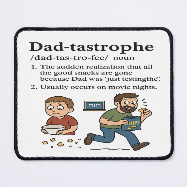 Item preview, Dad-tastrophe: The Snack Thief Crisis – A Funny Dad Life Definition designed and sold by Rajasekar.