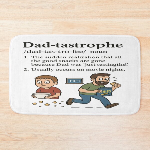 Item preview, Dad-tastrophe: The Snack Thief Crisis – A Funny Dad Life Definition  designed and sold by Rajasekar.