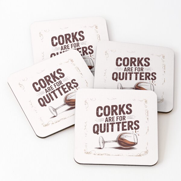 Item preview, Corks Are For Quitters Frame Design designed and sold by Peter Stawicki.
