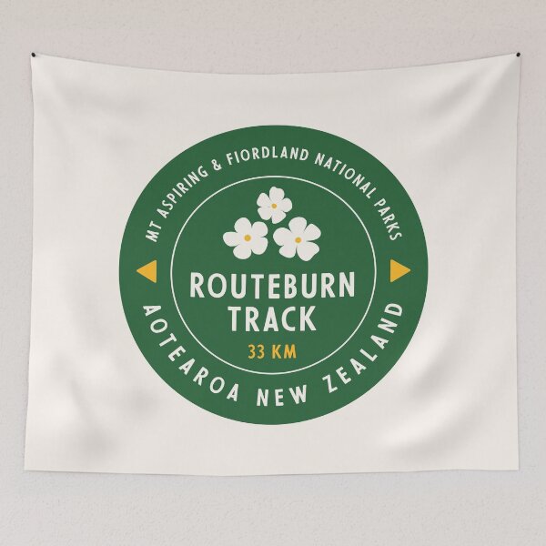 Item preview, Routeburn Track - Mount Cook Buttercup - Great Walk New Zealand designed and sold by fieldtripsupply.