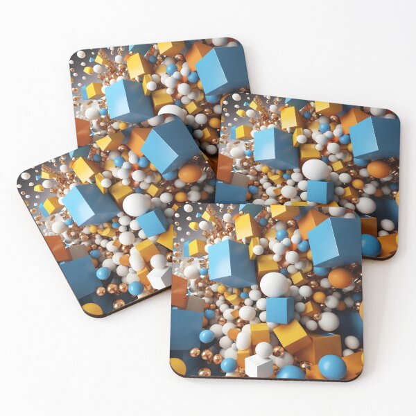Item preview, Cosmic Shards: A Dynamic Geometric Symphony designed and sold by HeartfulBloom.