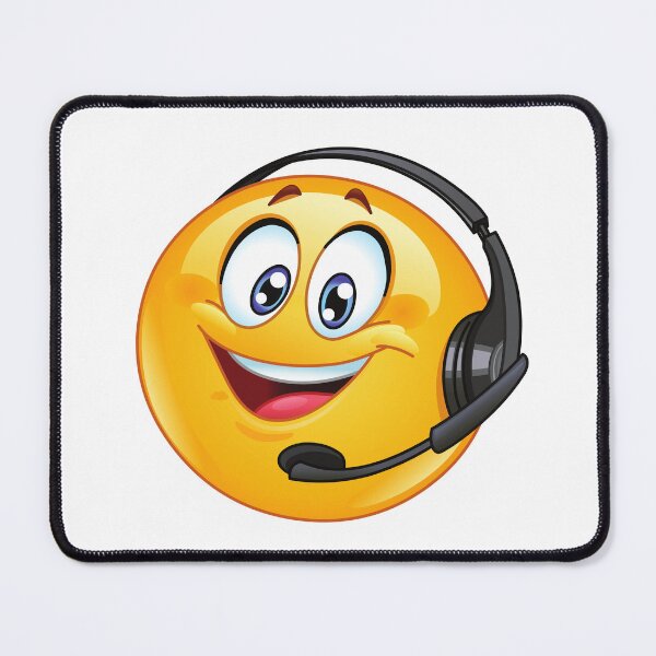 Item preview, customer support emoji classic sticker designed and sold by anandsiva2703.
